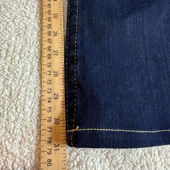 True Religion Jeans Womens Sz 27 Dark Wash Becca Flap Pockets Bootcut Red Label - Picture 10 of 12